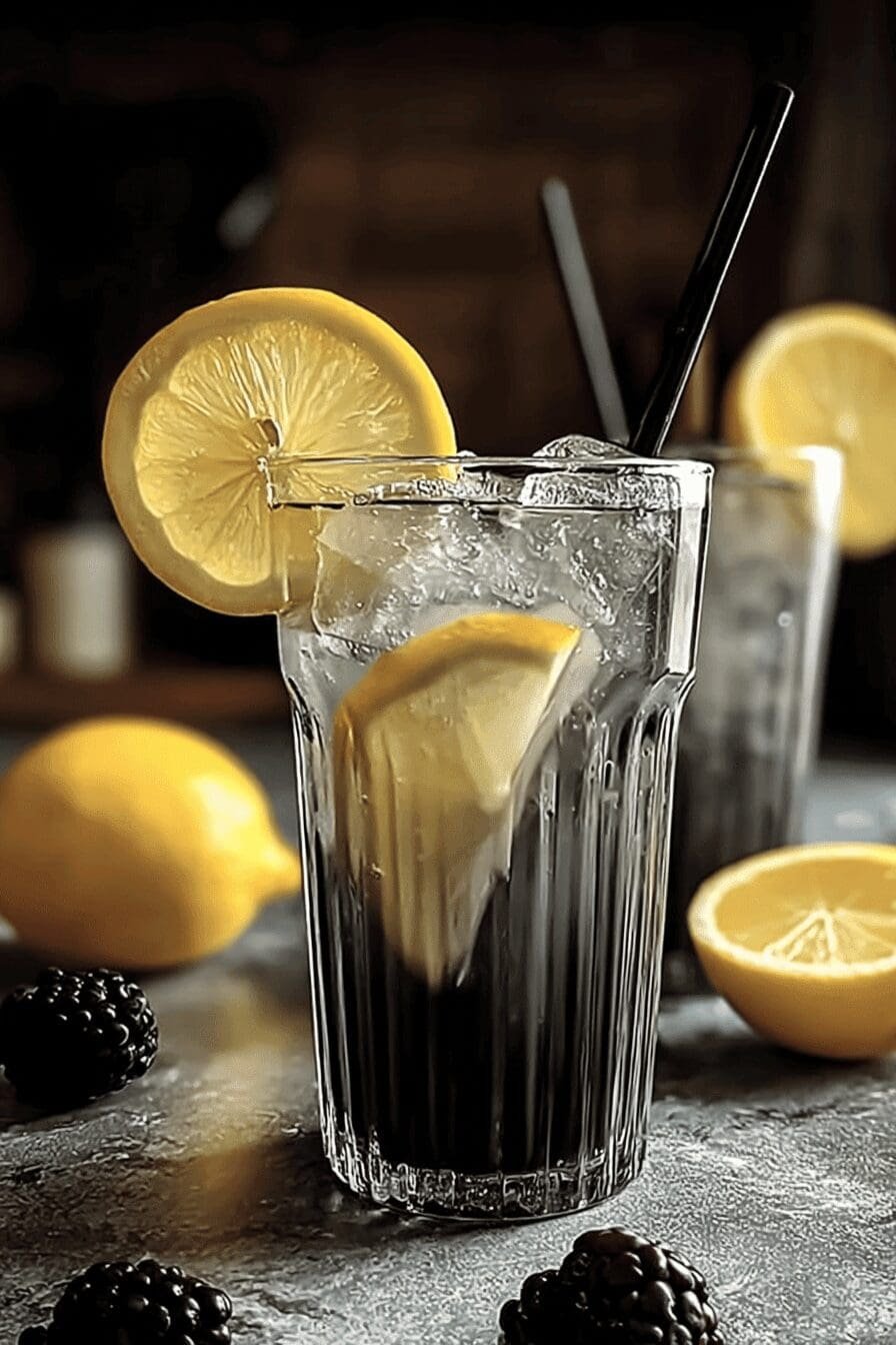 Spooky Black Lemonade