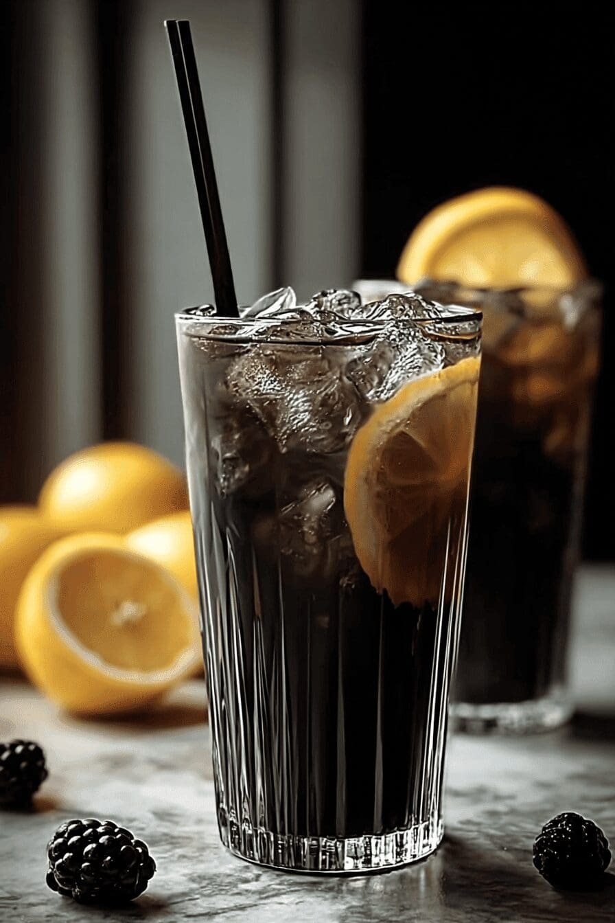 Spooky Black Lemonade