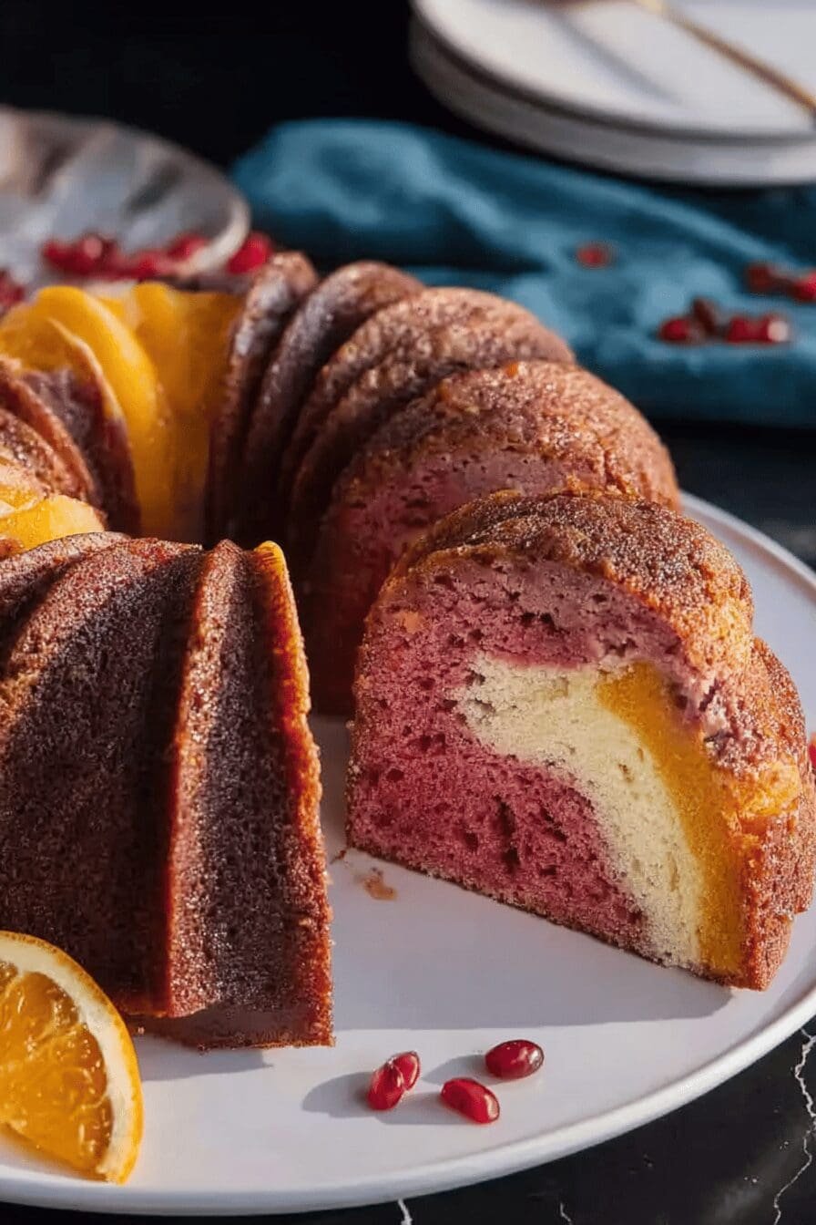 Tequila Sunrise Cake