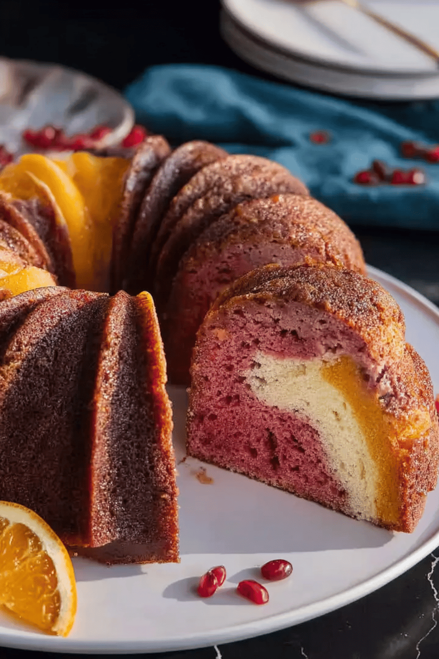 Tequila Sunrise Cake