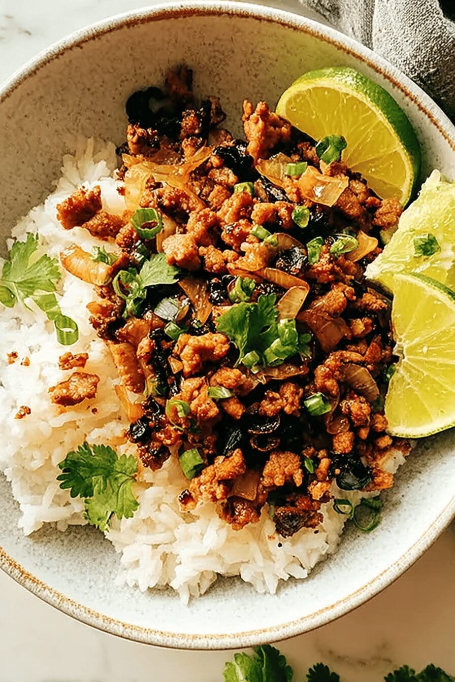 Zesty Ginger Lime Pork