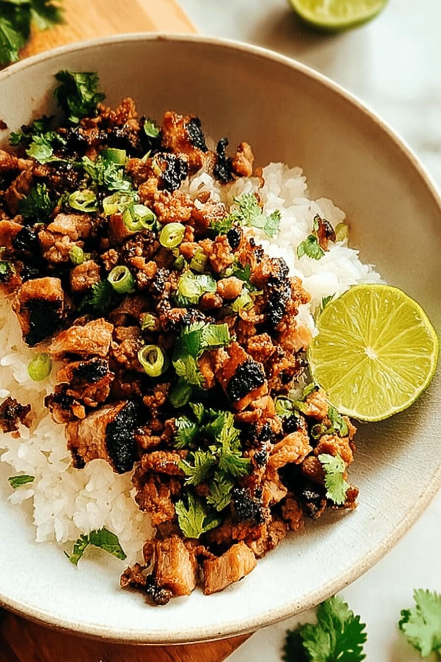Zesty Ginger Lime Pork