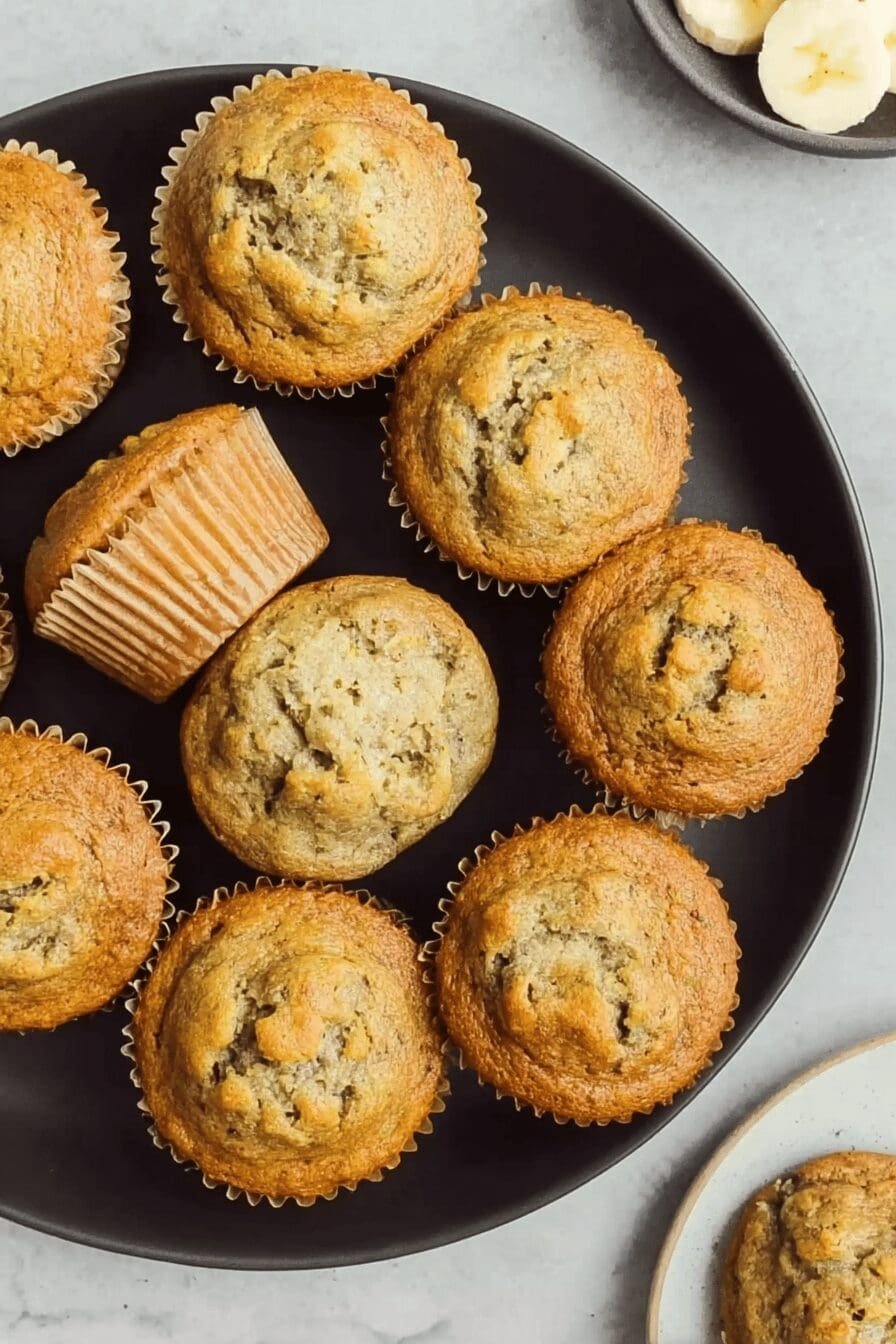 Zucchini Banana Muffins