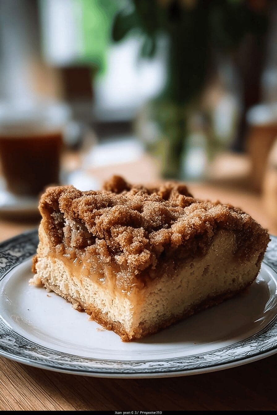 Apple Crumble Coffee Cake