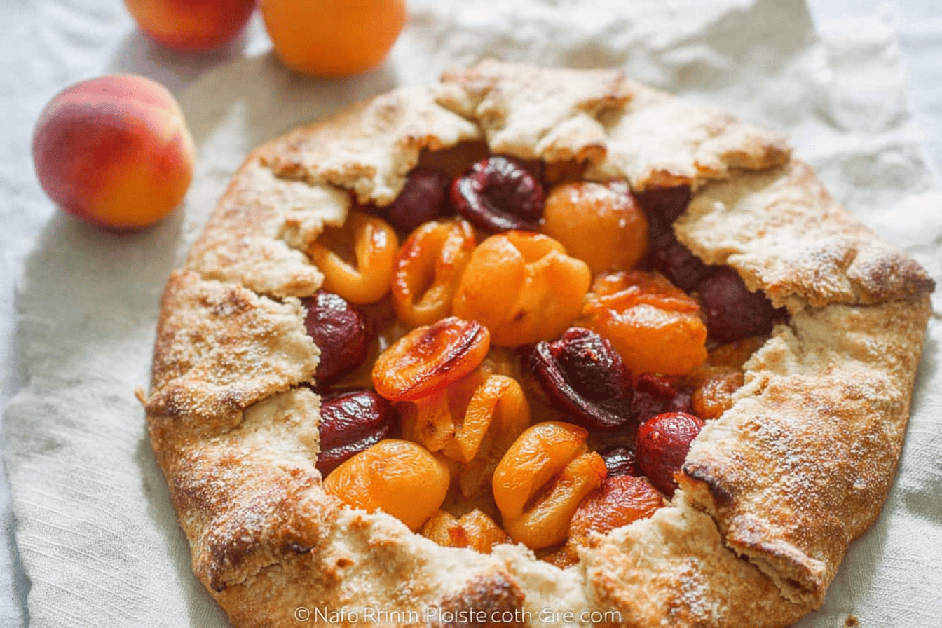 Apricot Cherry Galette