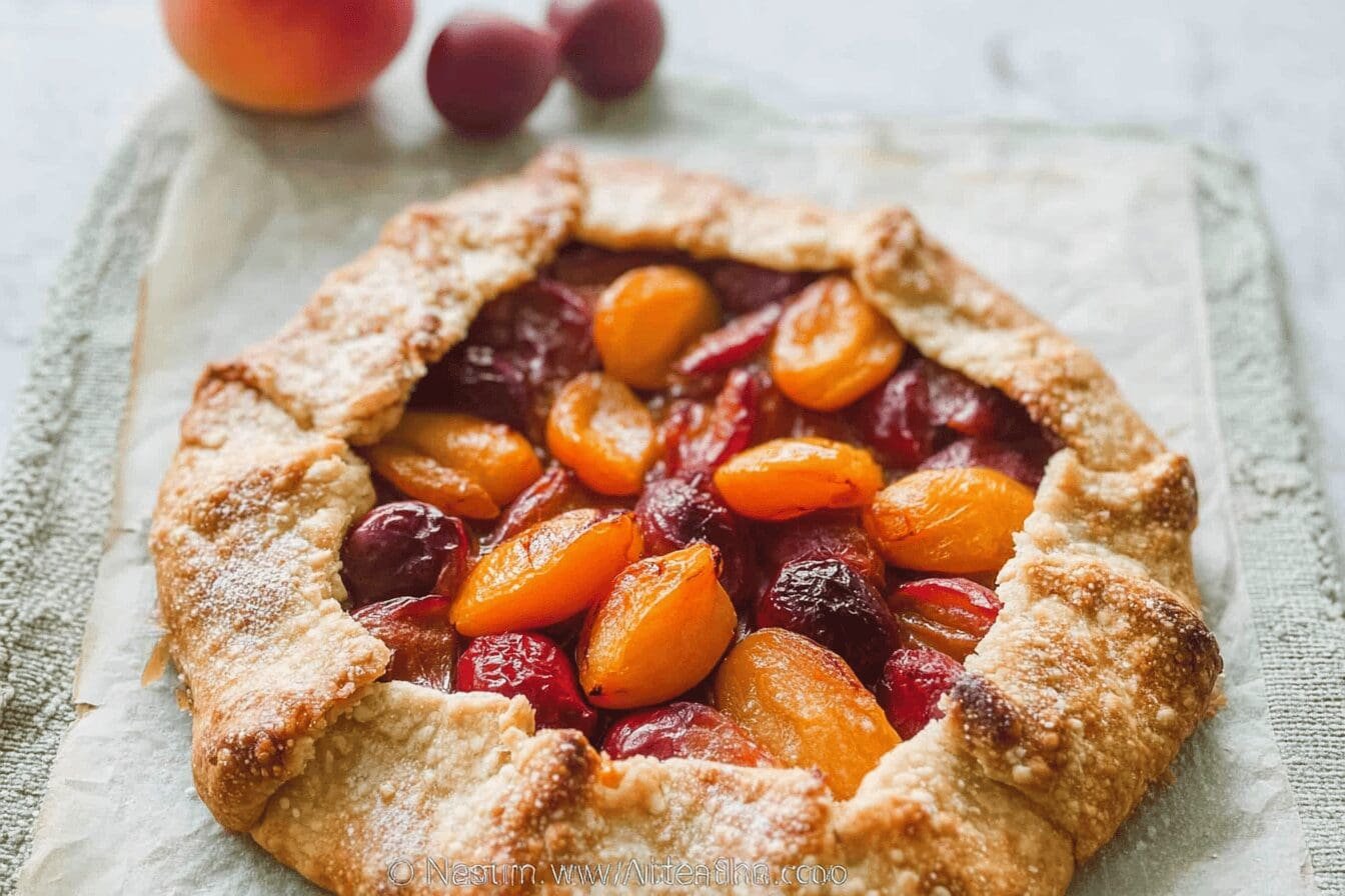 Apricot Cherry Galette