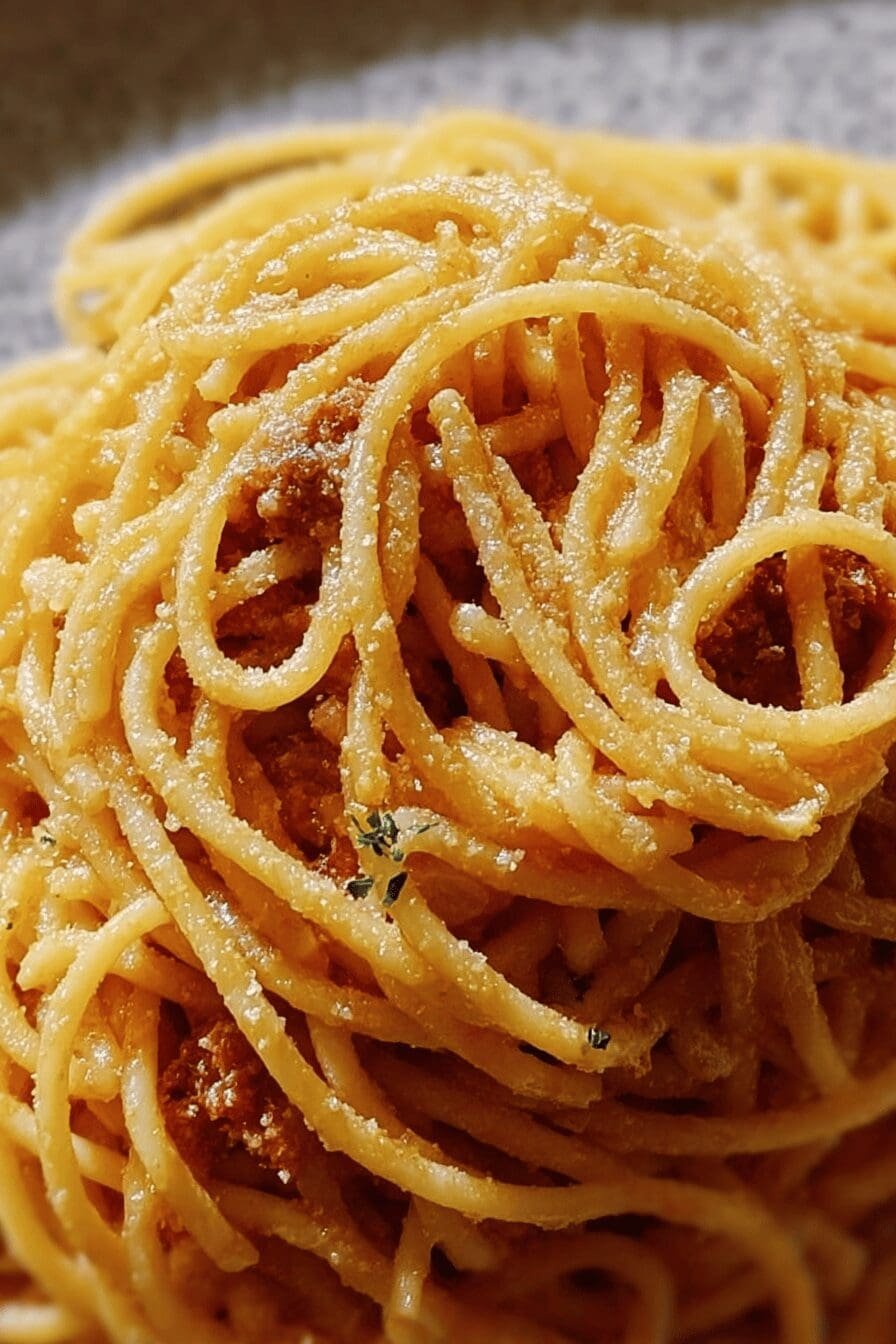 Baked Cream Cheese Spaghetti