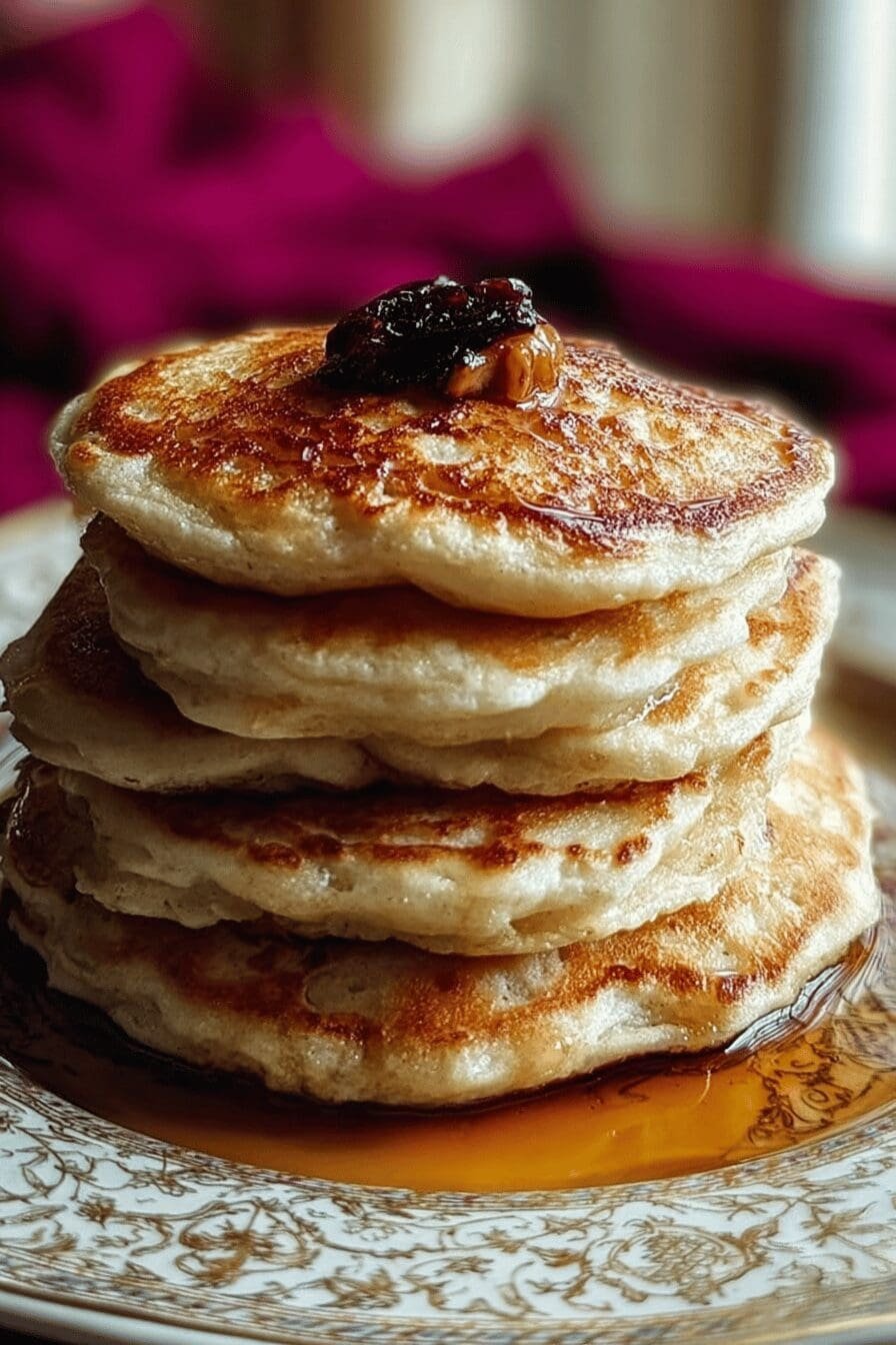 Banana Cottage Cheese Pancakes