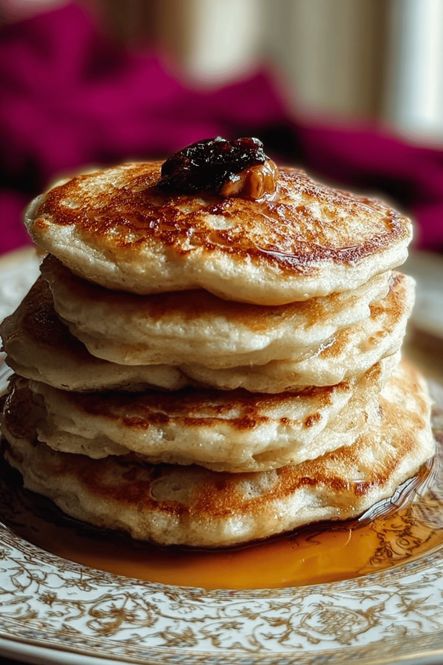 Banana Cottage Cheese Pancakes