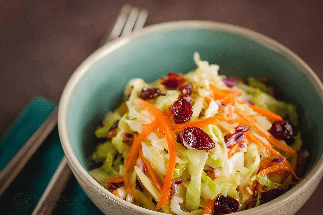 Cabbage Carrot And Cranberry Salad