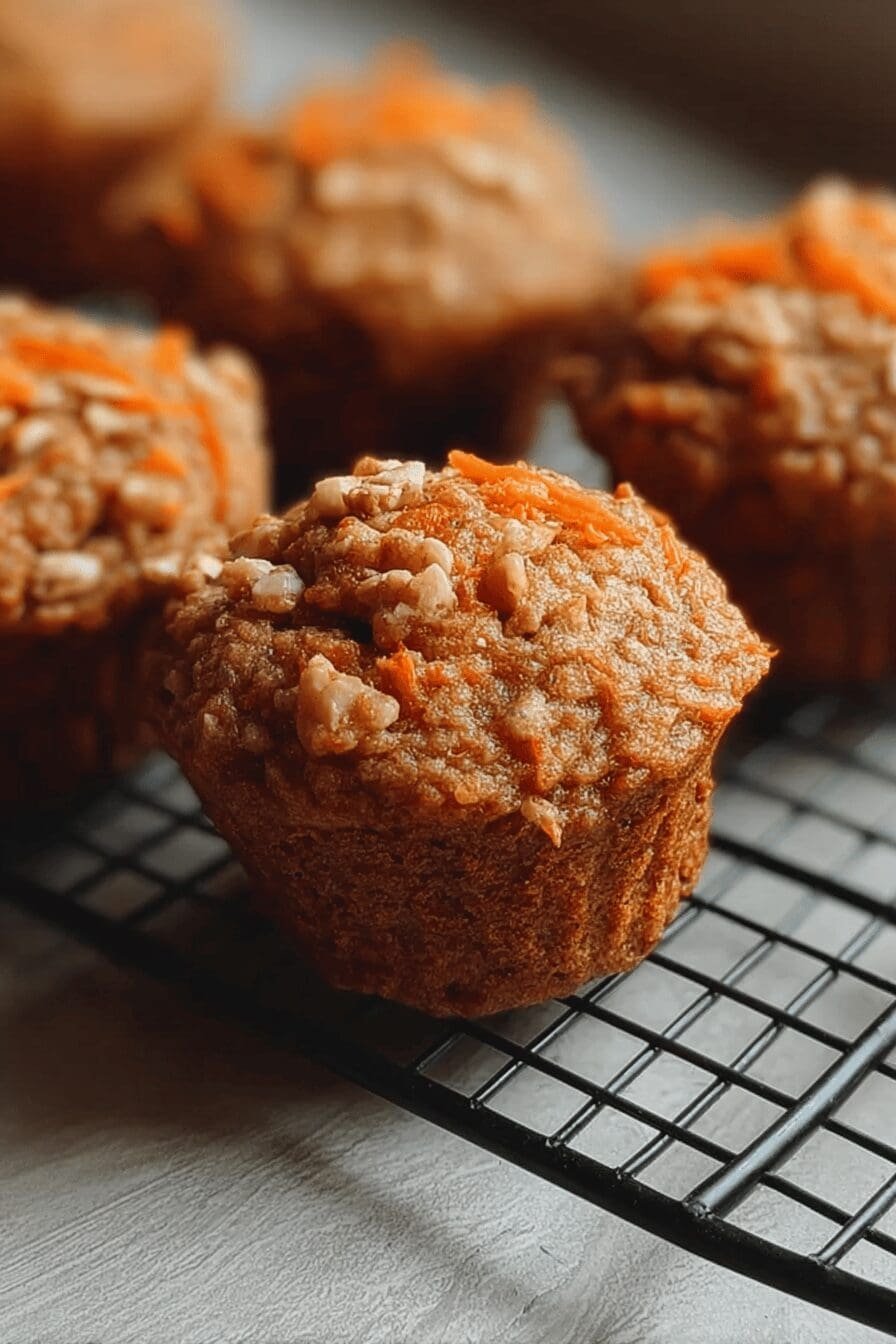 Carrot Oatmeal Muffins