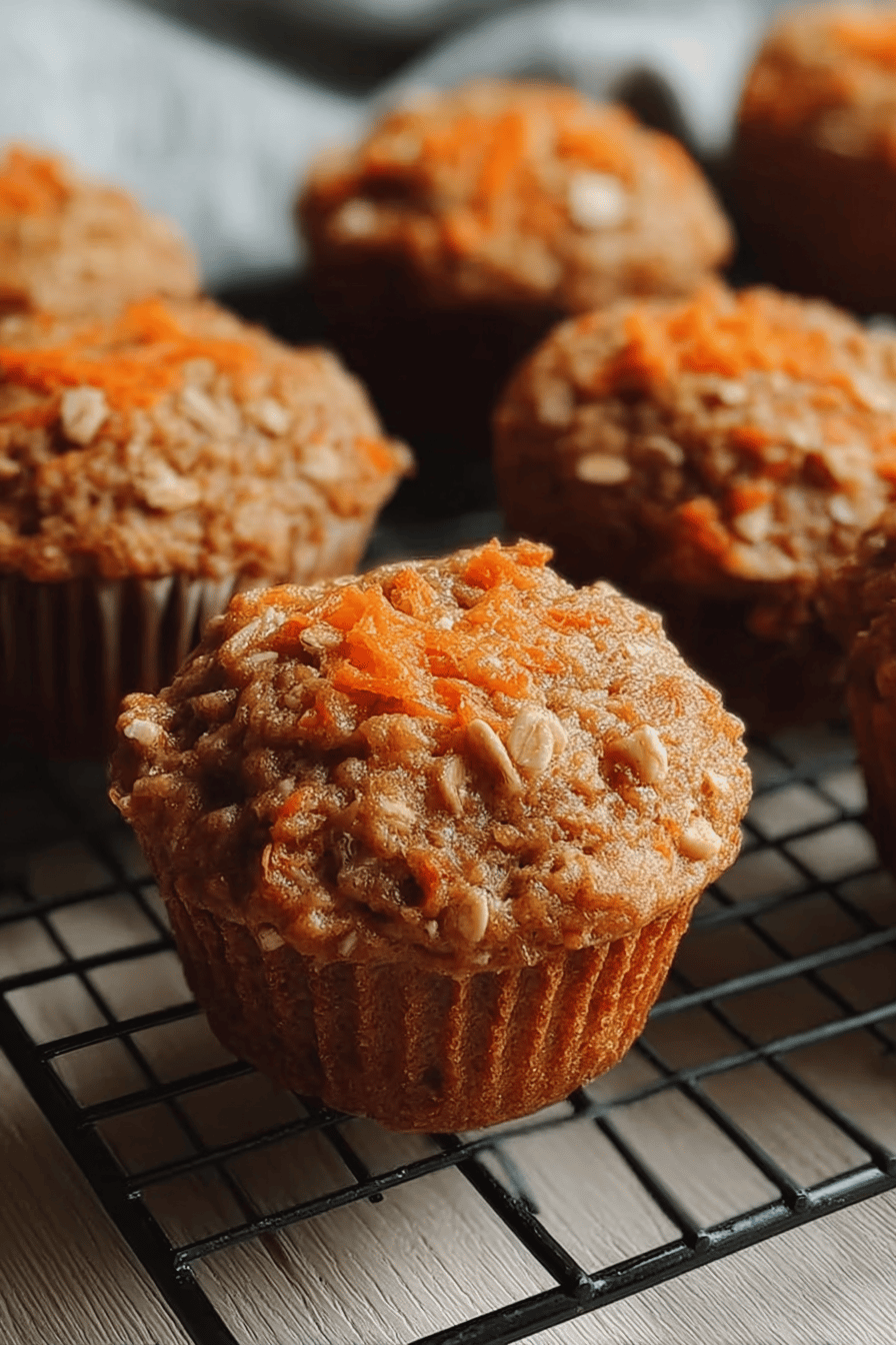 Carrot Oatmeal Muffins