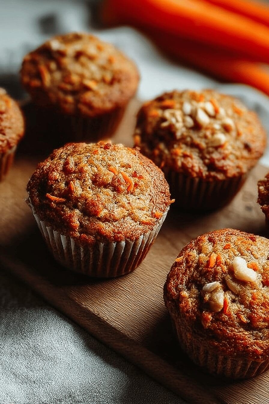 Carrot Oatmeal Muffins