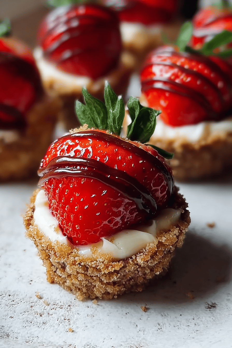 Cheesecake Stuffed Strawberries