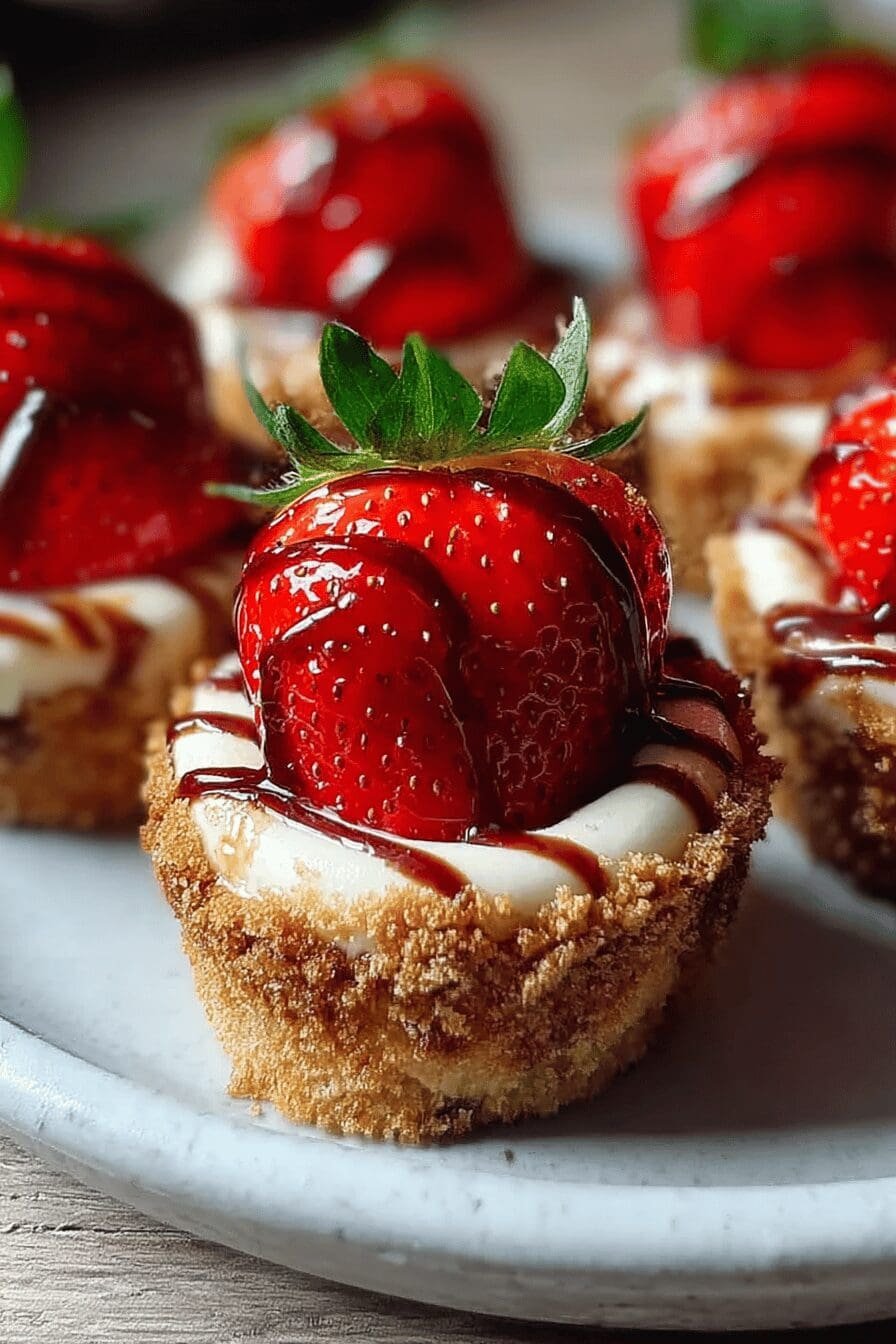 Cheesecake Stuffed Strawberries