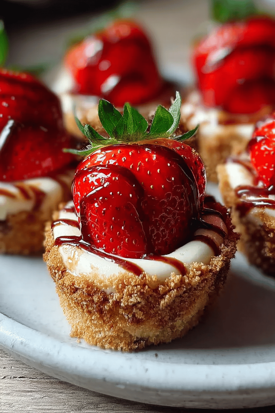 Cheesecake Stuffed Strawberries