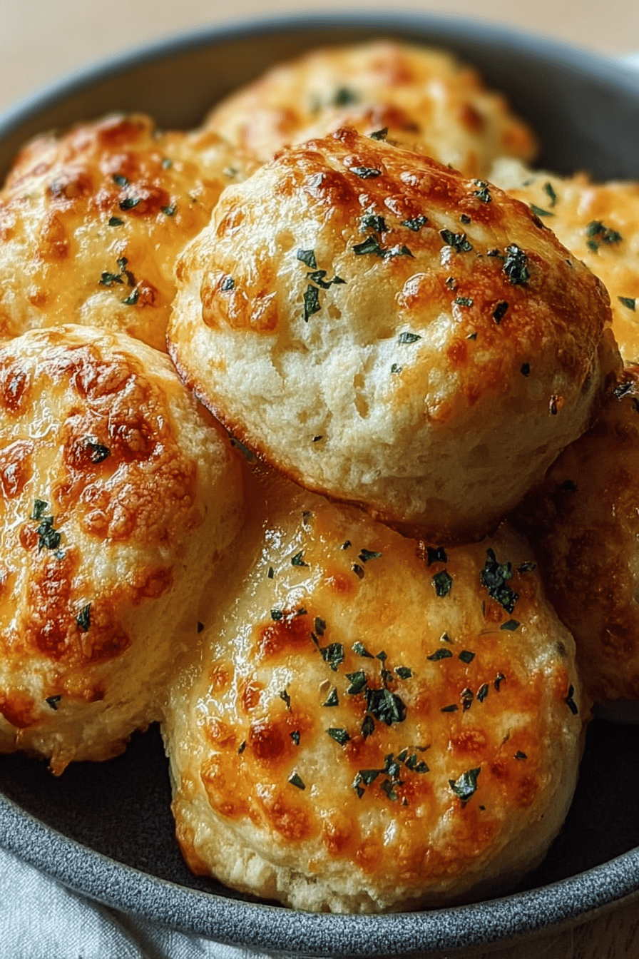 Cheesy Garlic Butter Biscuit Bombs