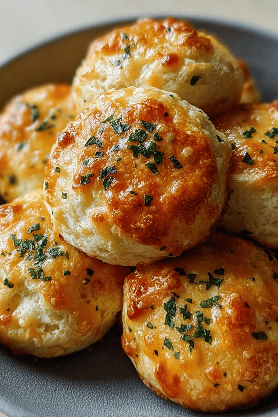 Cheesy Garlic Butter Biscuit Bombs