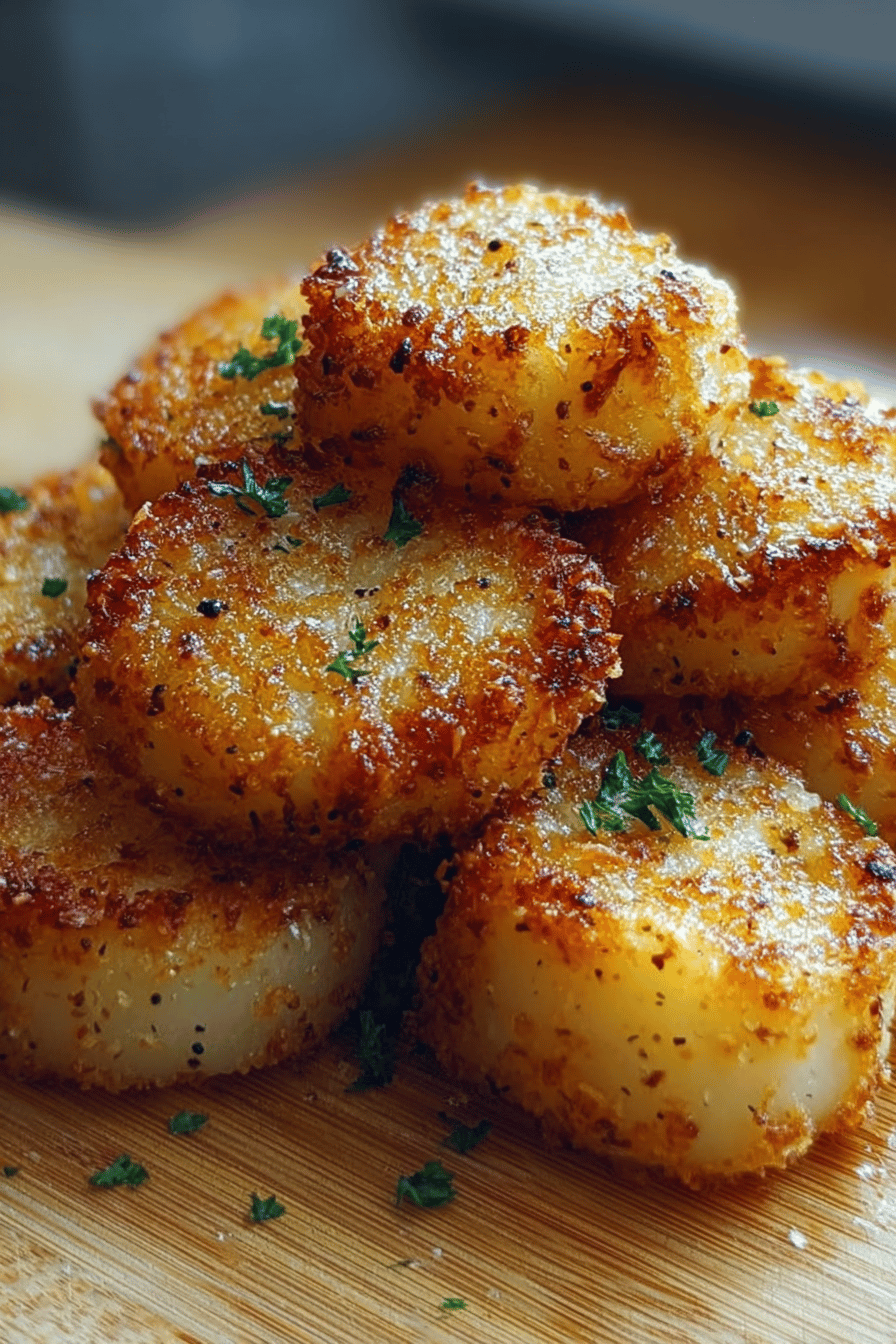 Cheesy Parmesan Crusted Turnips