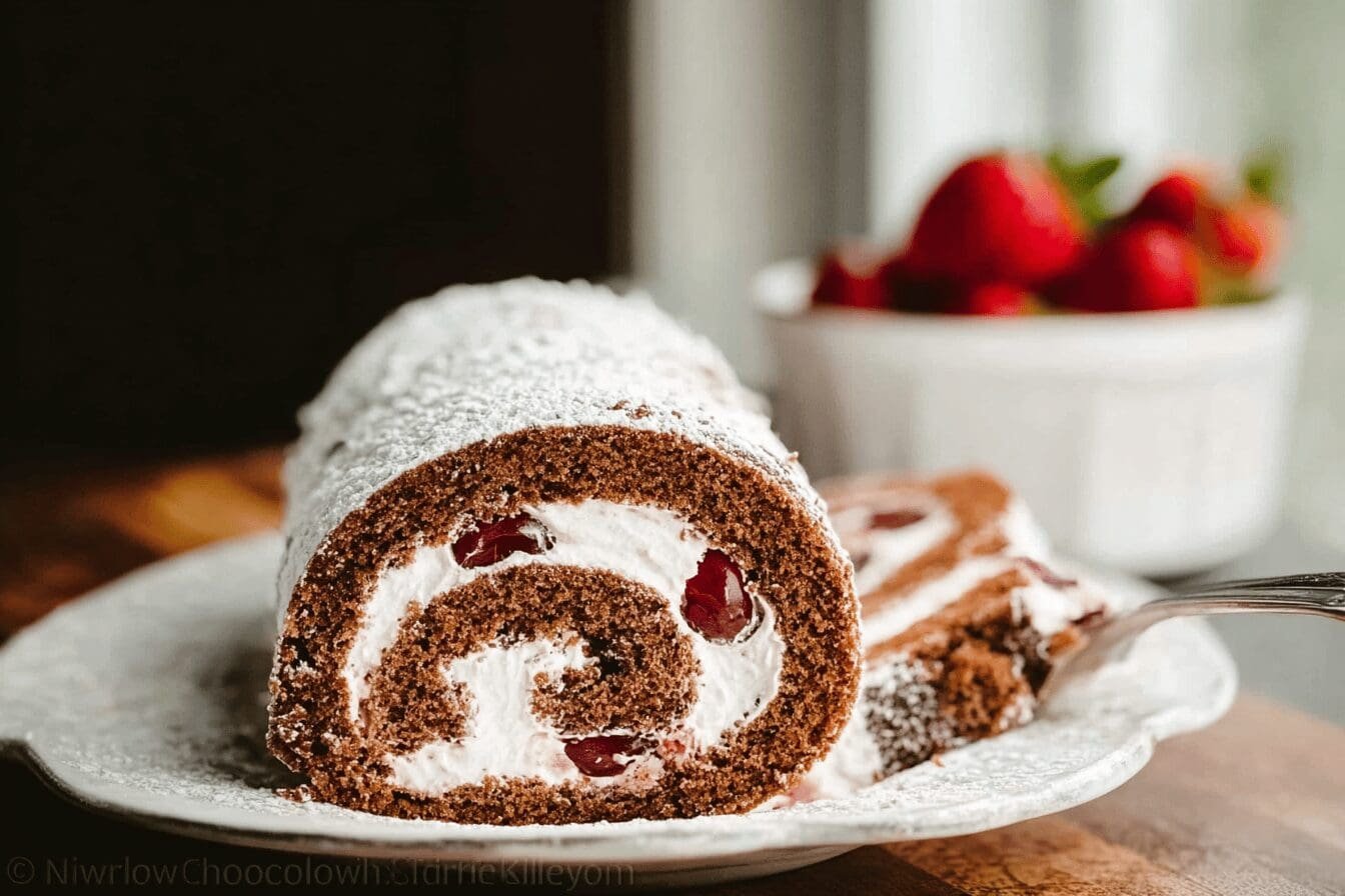 Chocolate Cherry Roll