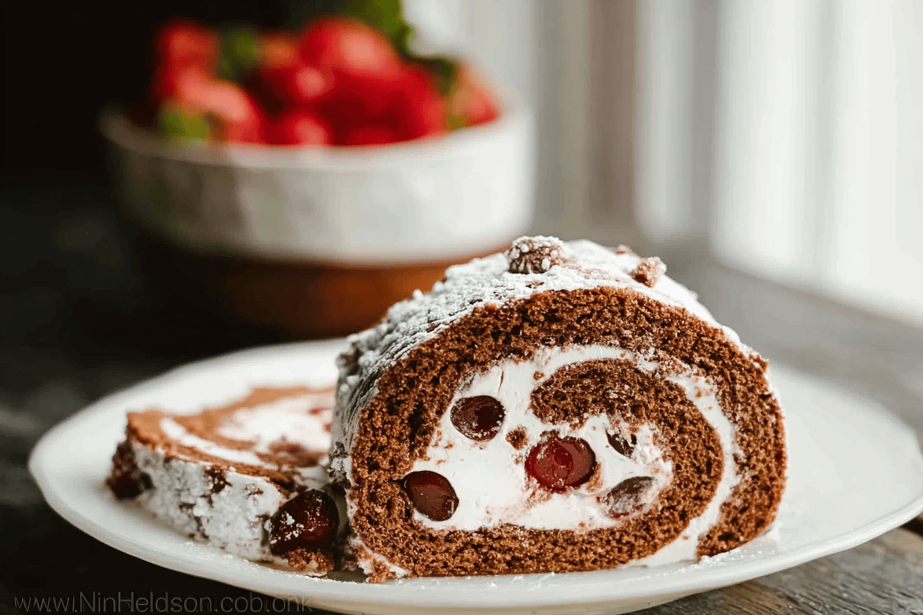Chocolate Cherry Roll