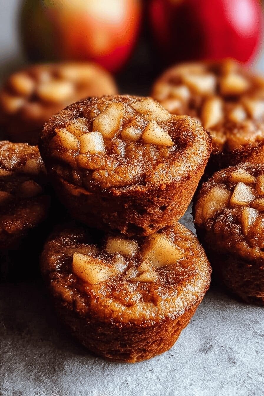 Cinnamon Apple Donut Muffins