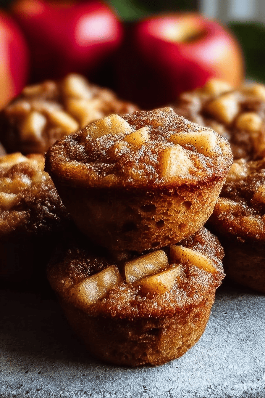 Cinnamon Apple Donut Muffins