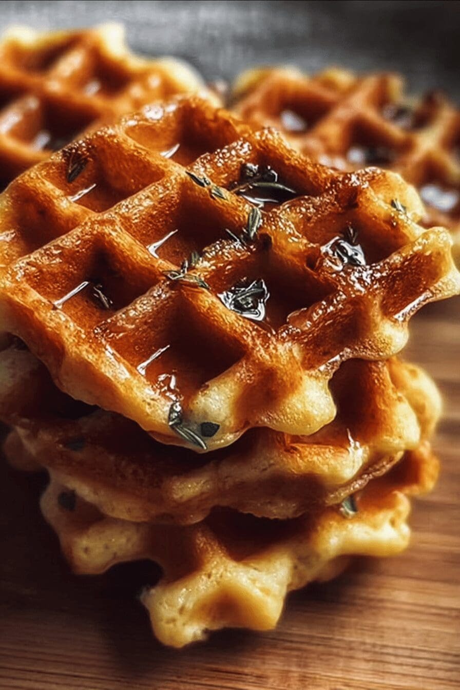 Cornbread Waffle Bites