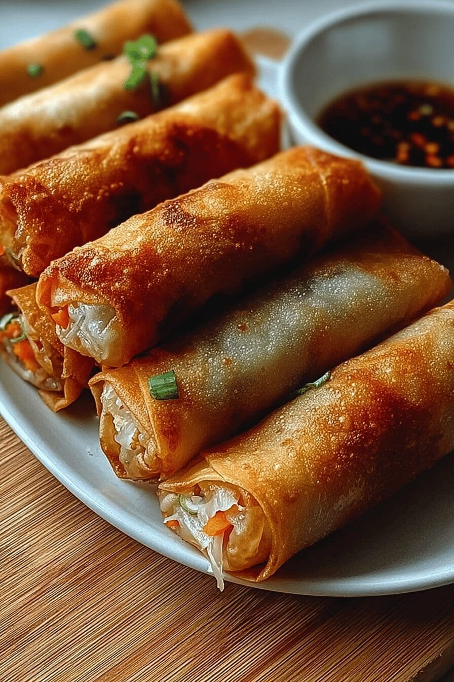 Crispy Chinese Spring Rolls