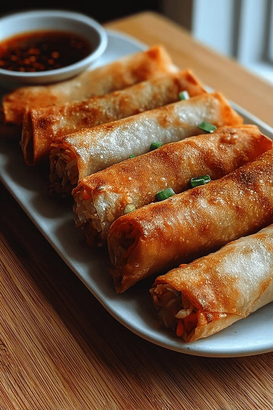 Crispy Chinese Spring Rolls