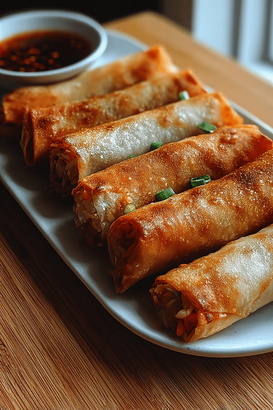 Crispy Chinese Spring Rolls
