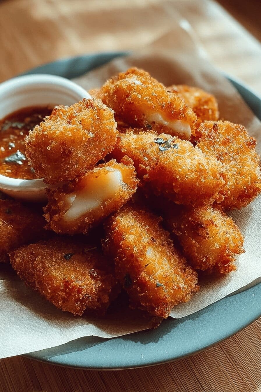 Crispy Fried Cheese Bites