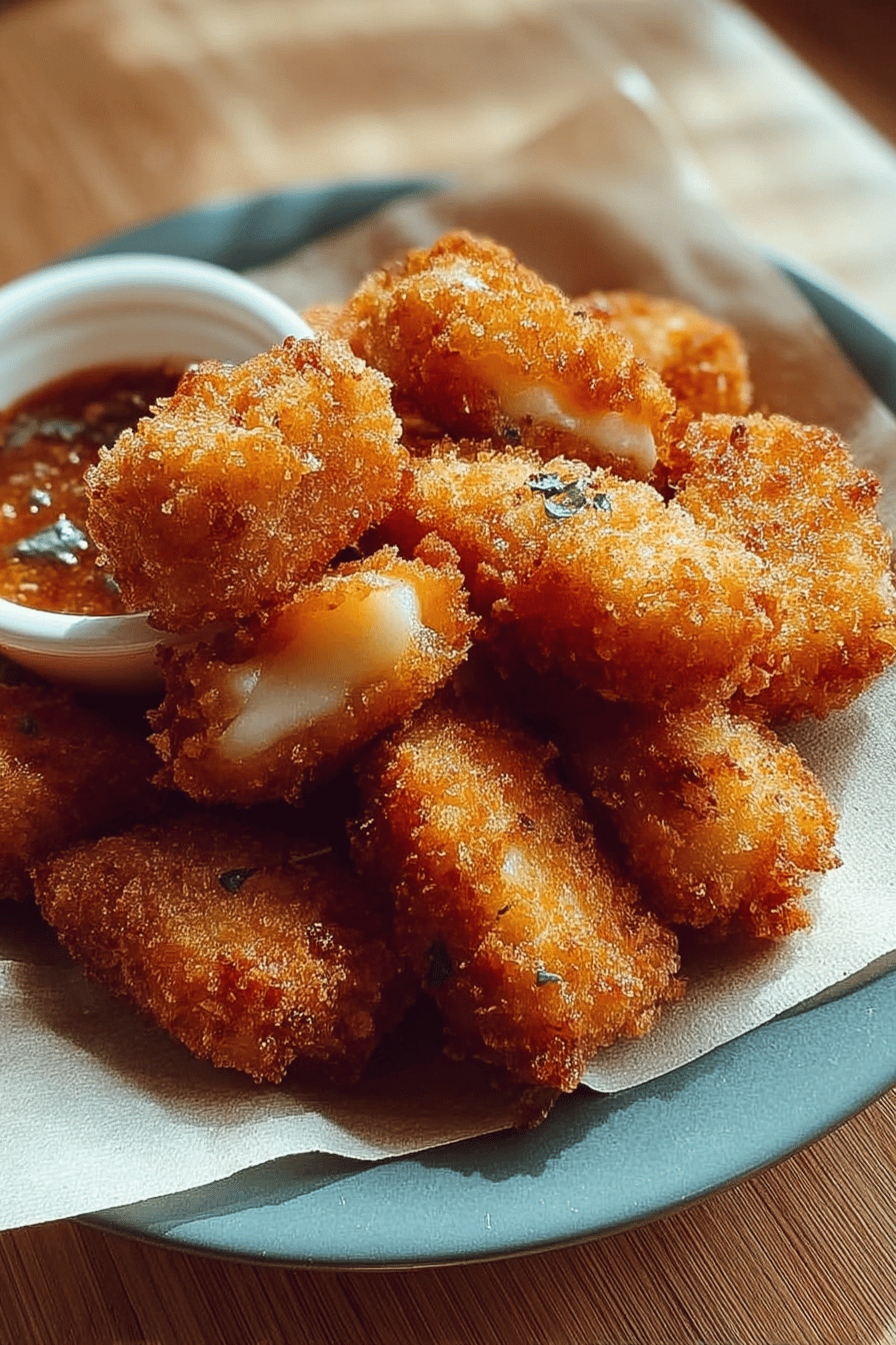 Crispy Fried Cheese Bites