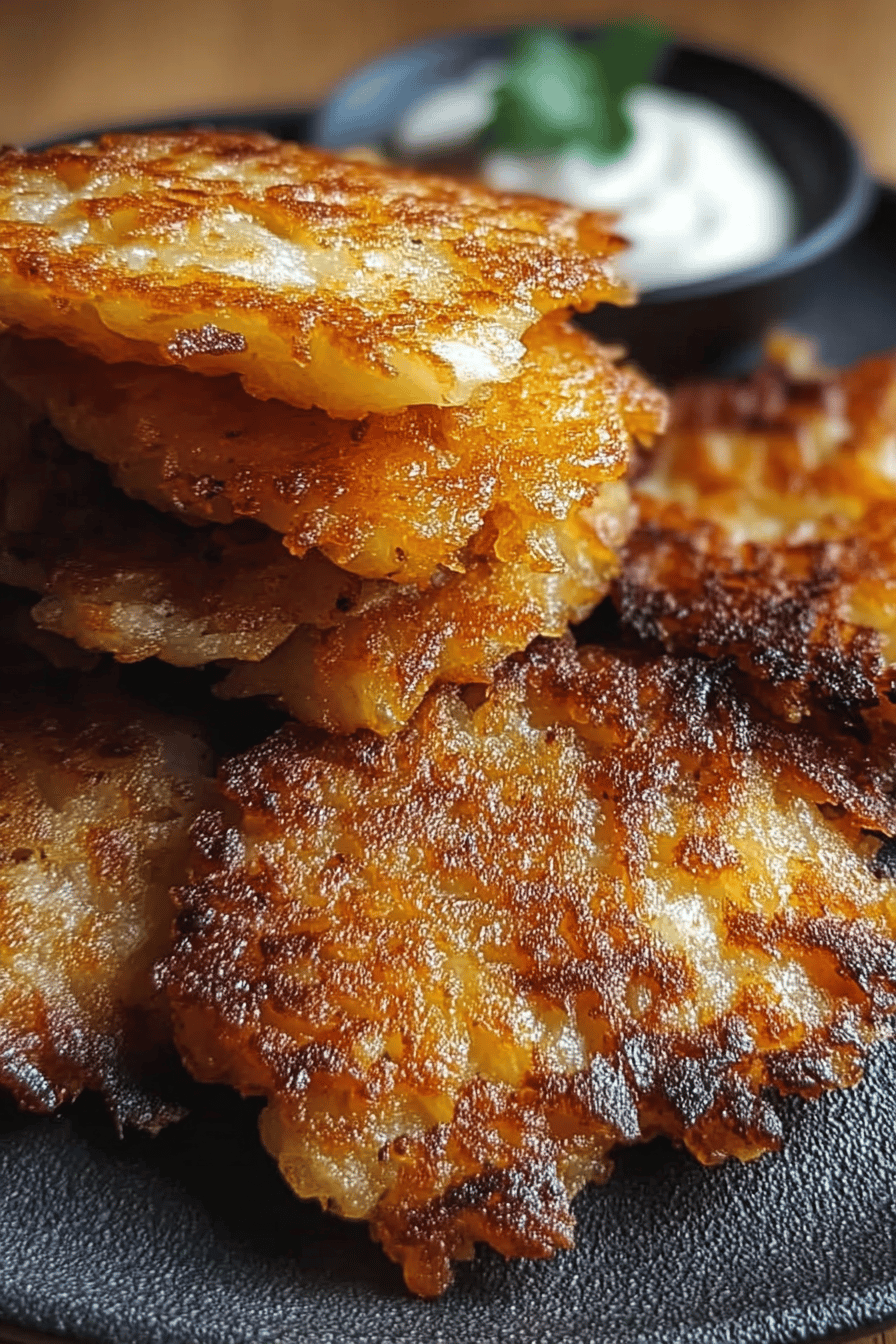 Crispy German Potato Pancakes
