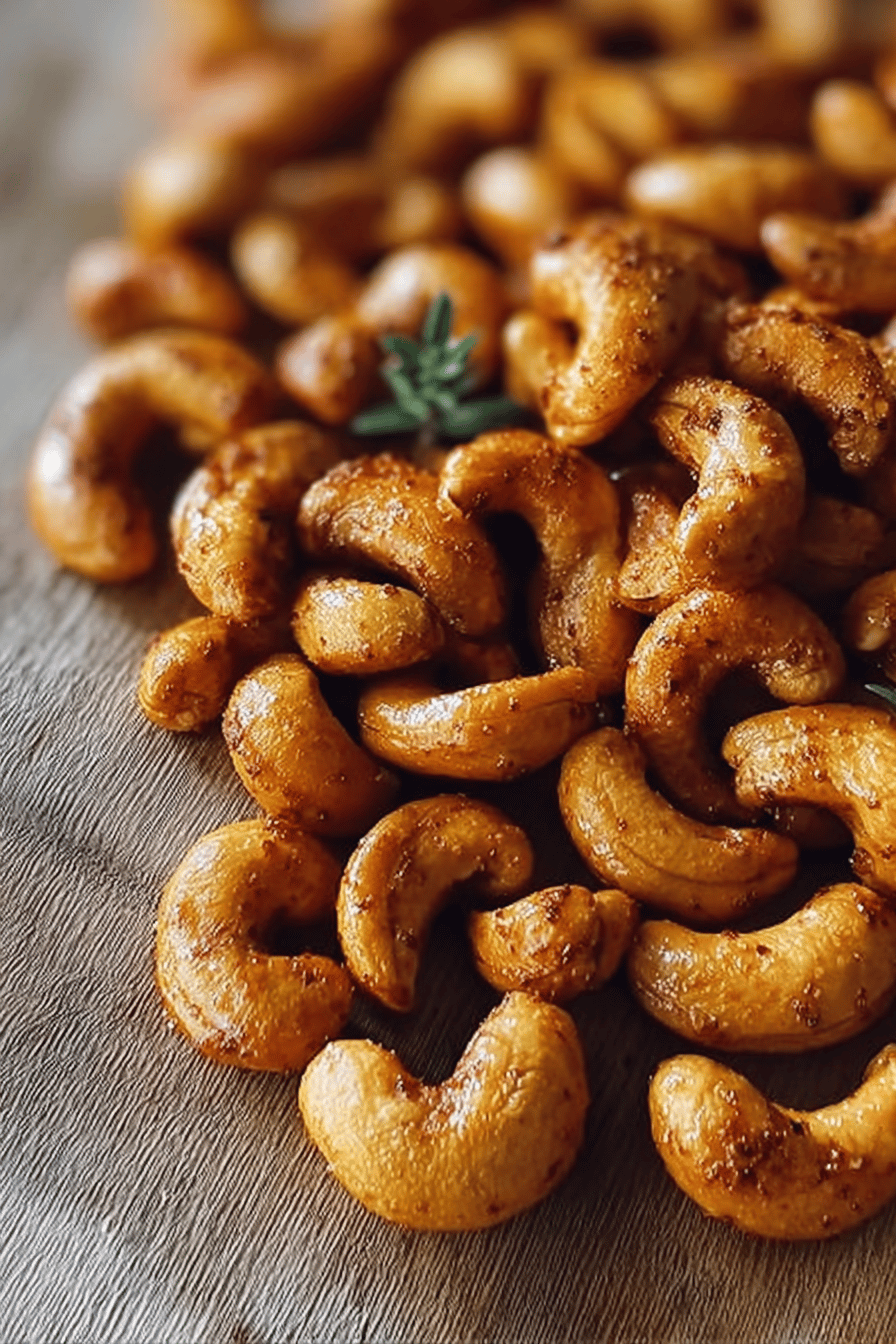 Hot Honey Roasted Cashews