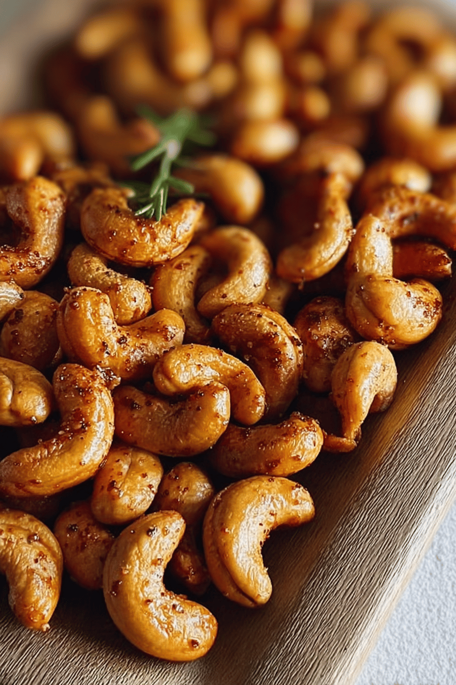 Hot Honey Roasted Cashews