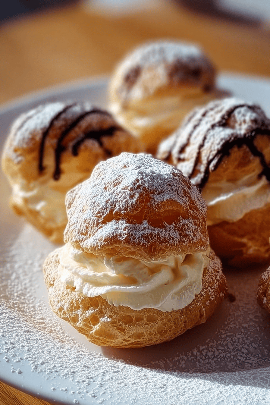 Italian Cream Puffs