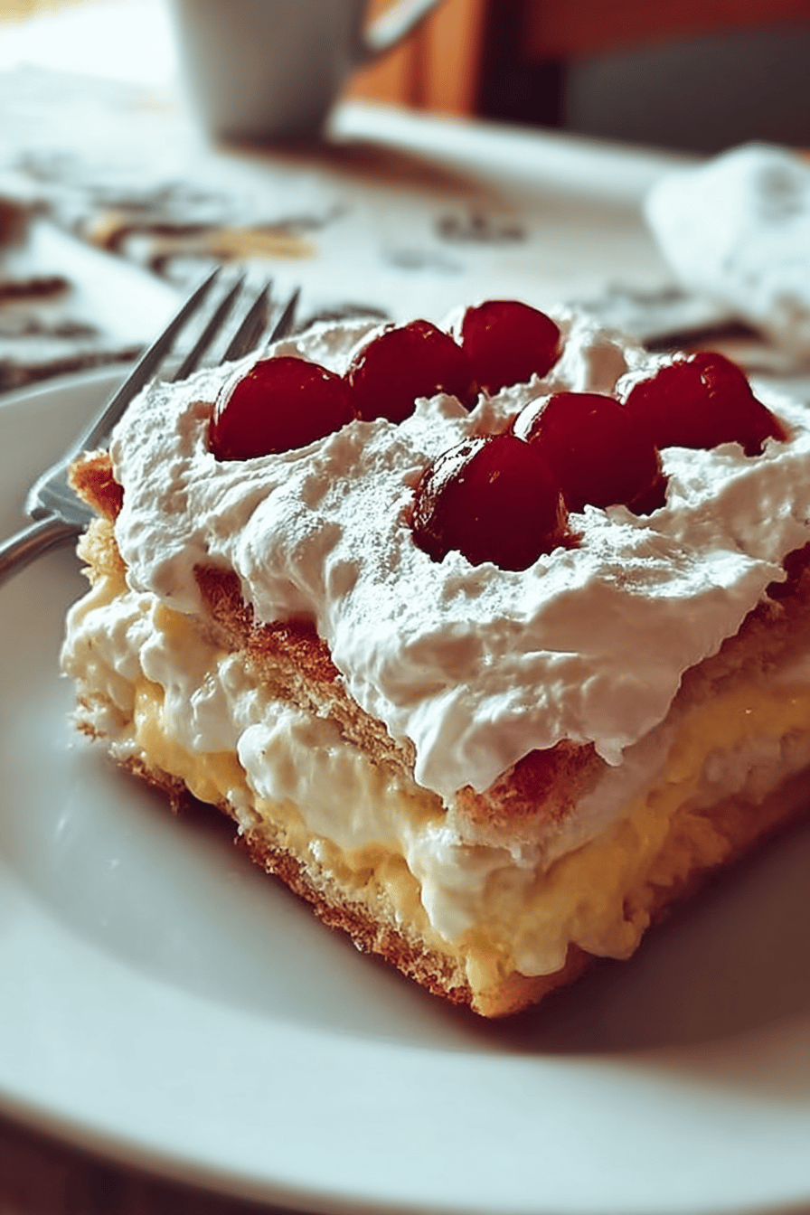 No Bake Twinkie Pudding Cake