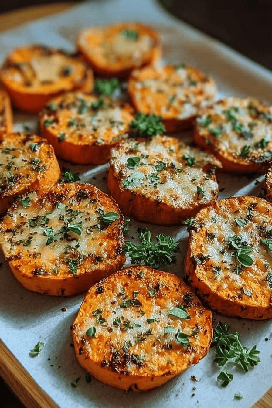 Parmesan Herb Sweet Potato Medallions