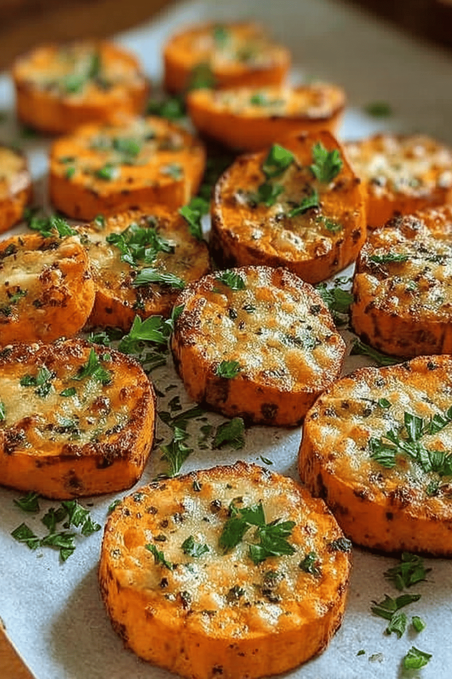 Parmesan Herb Sweet Potato Medallions