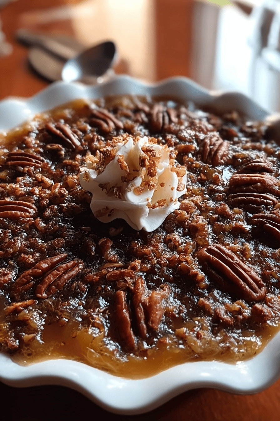 Pecan Pie Dump Cake