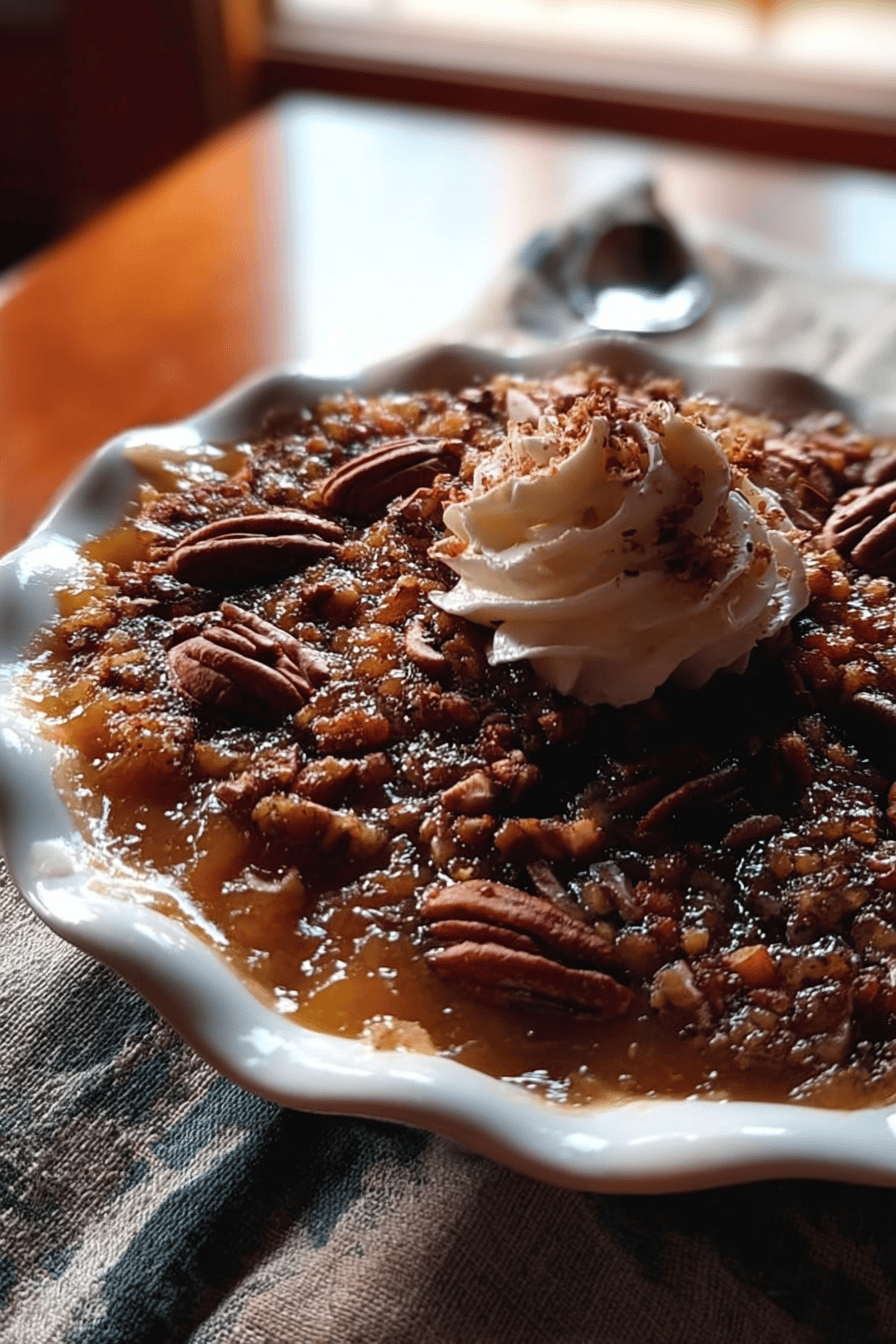 Pecan Pie Dump Cake
