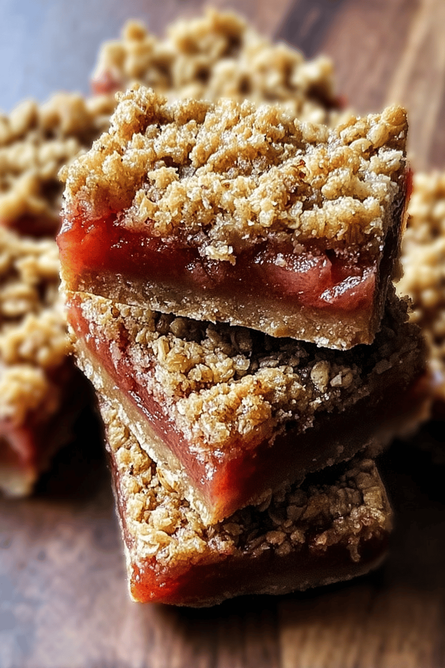 Rhubarb Bliss Bars