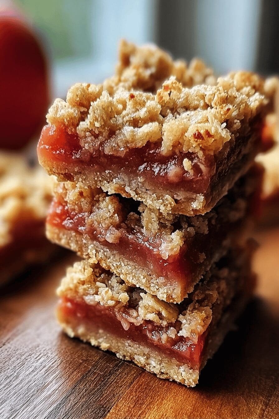 Rhubarb Bliss Bars