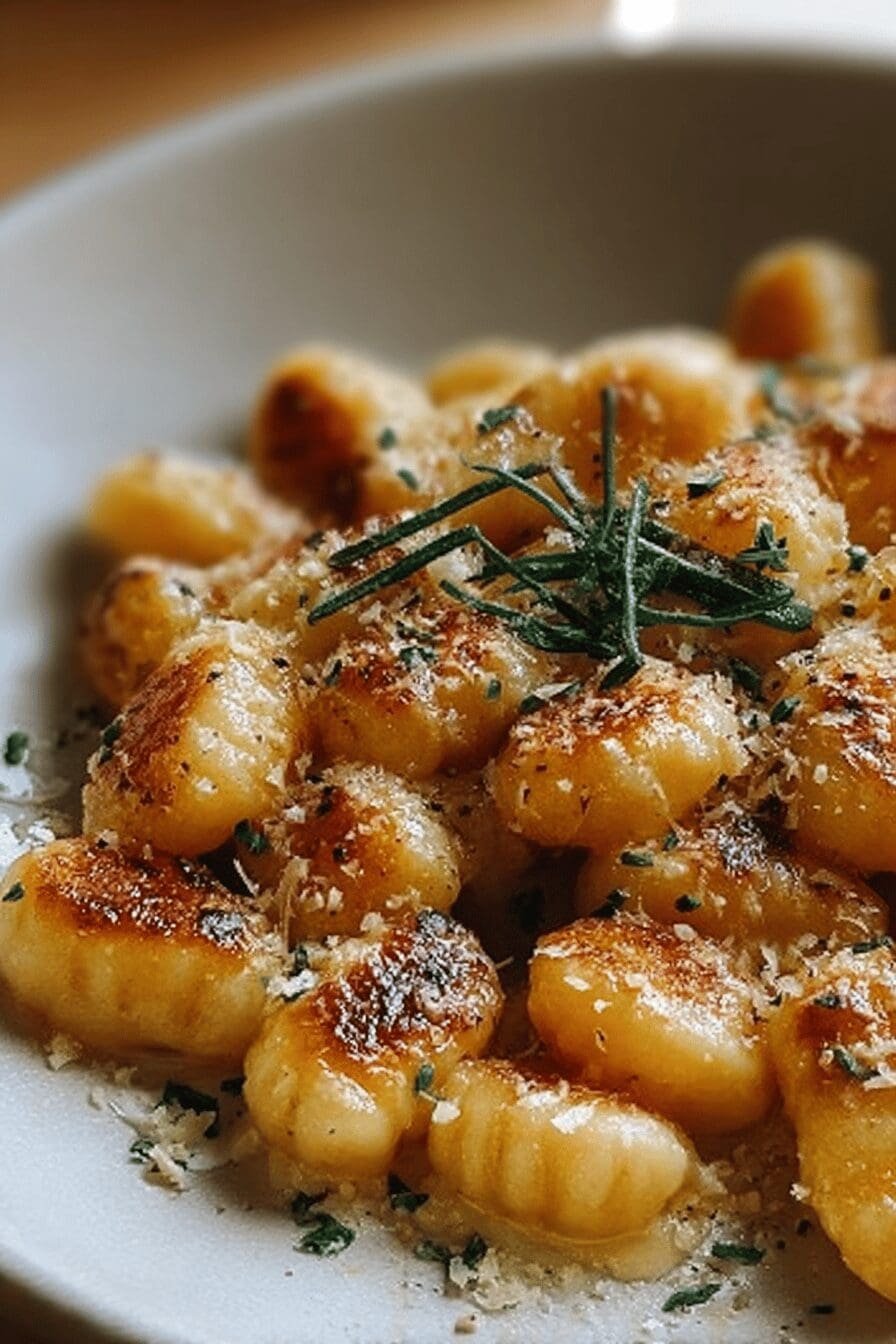 Roasted Garlic Parmesan Gnocchi