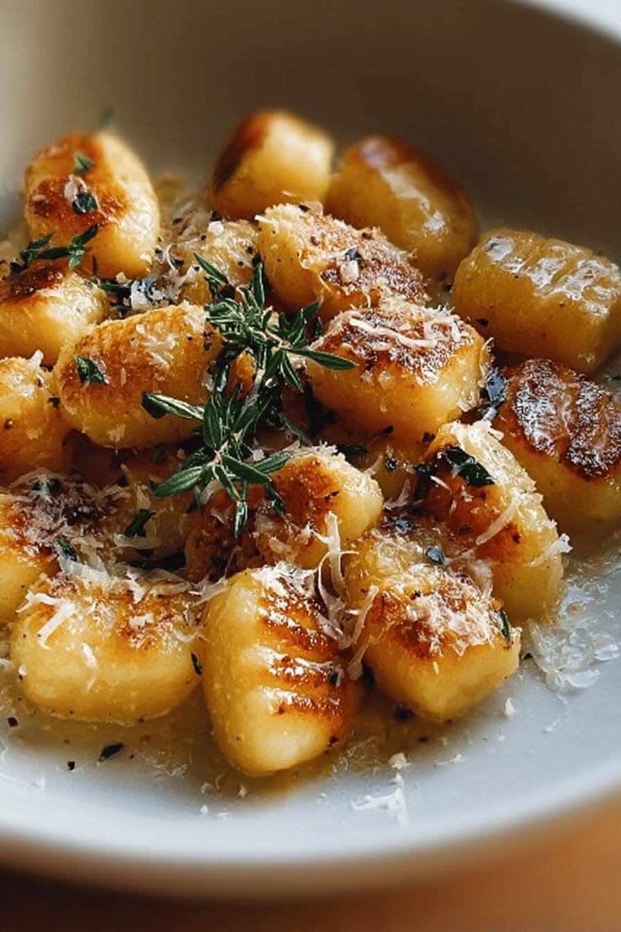 Roasted Garlic Parmesan Gnocchi