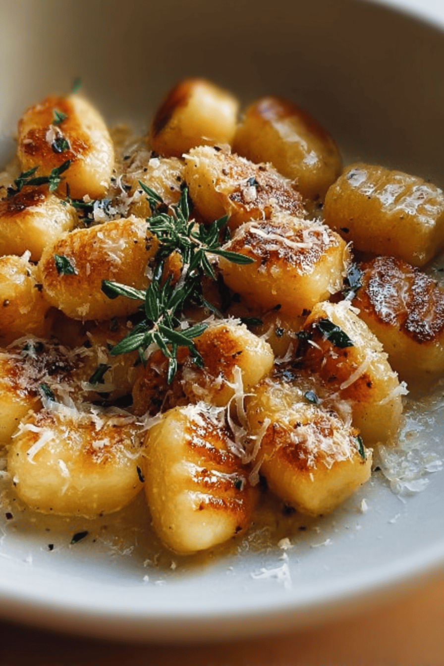 Roasted Garlic Parmesan Gnocchi