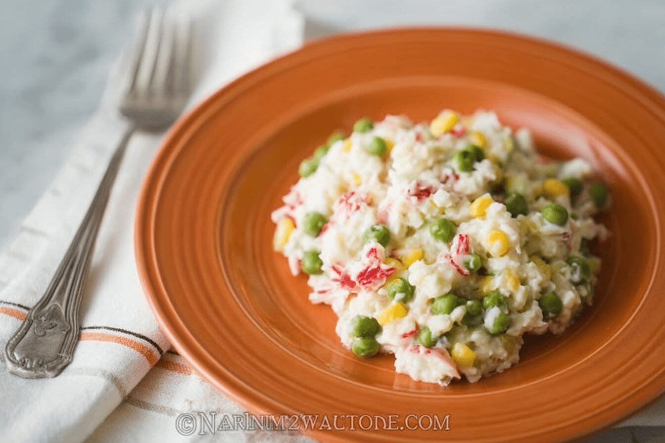 Russian Style Crab Salad