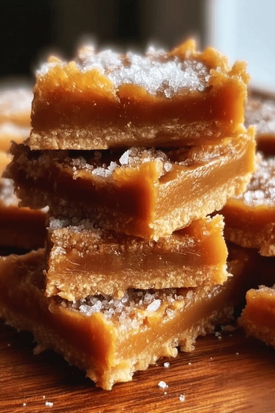 Salted Caramel Butter Bars