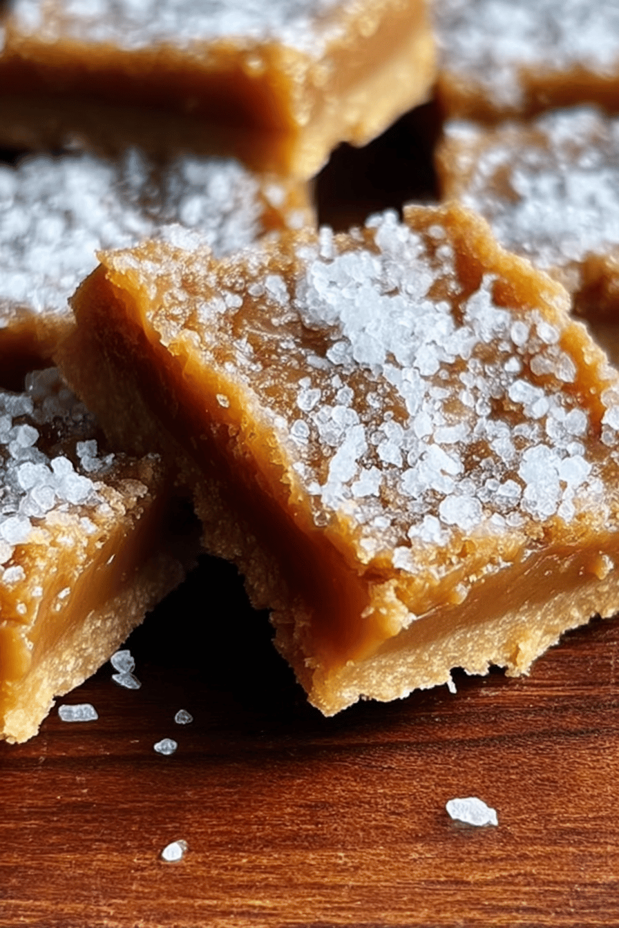 Salted Caramel Butter Bars